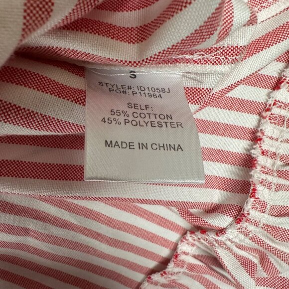 BiBi Womens Small Sweetheart Style Color Block Tiered Dress Ruffles Striped NWT - Picture 7 of 8